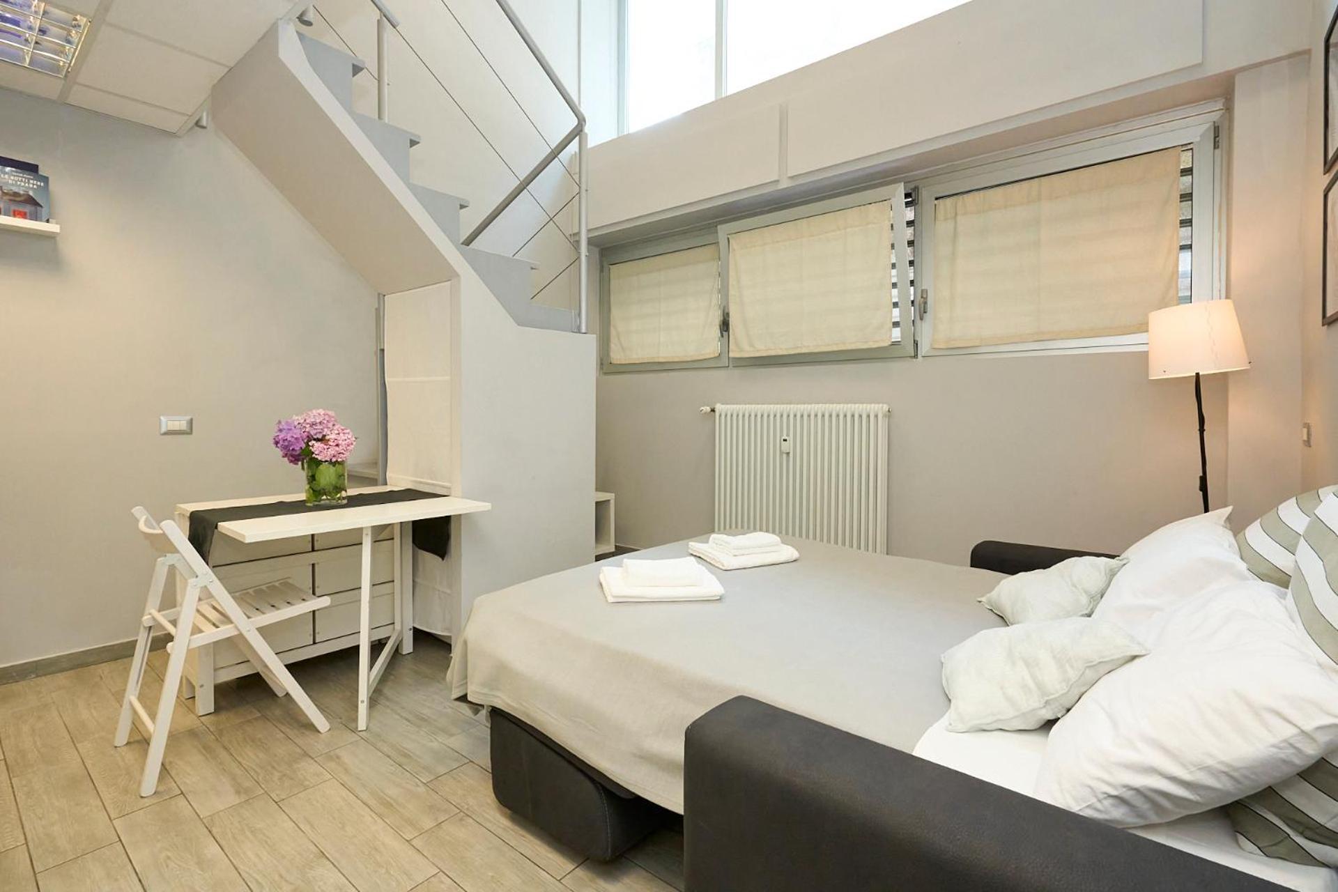 Design White Loft - Ac Wifi 10 Minutes From Duomo Apartment Milan Luaran gambar